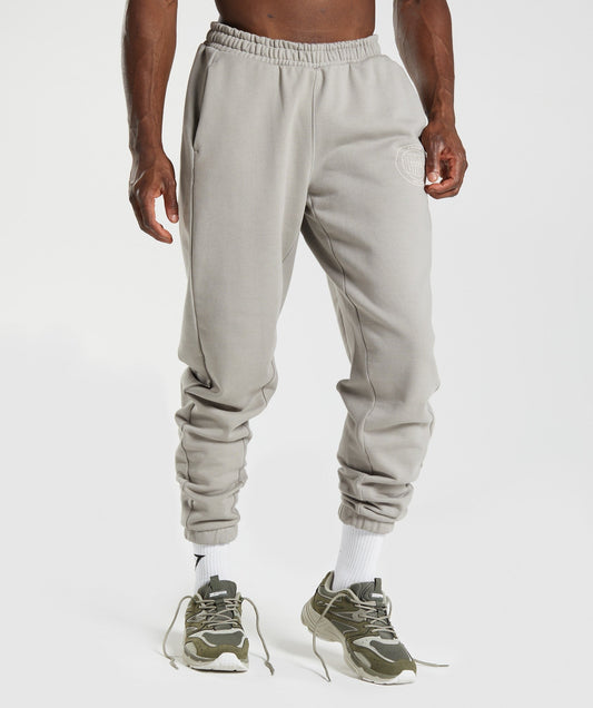 Gymshark GS10 Year Joggers - Ecru Brown