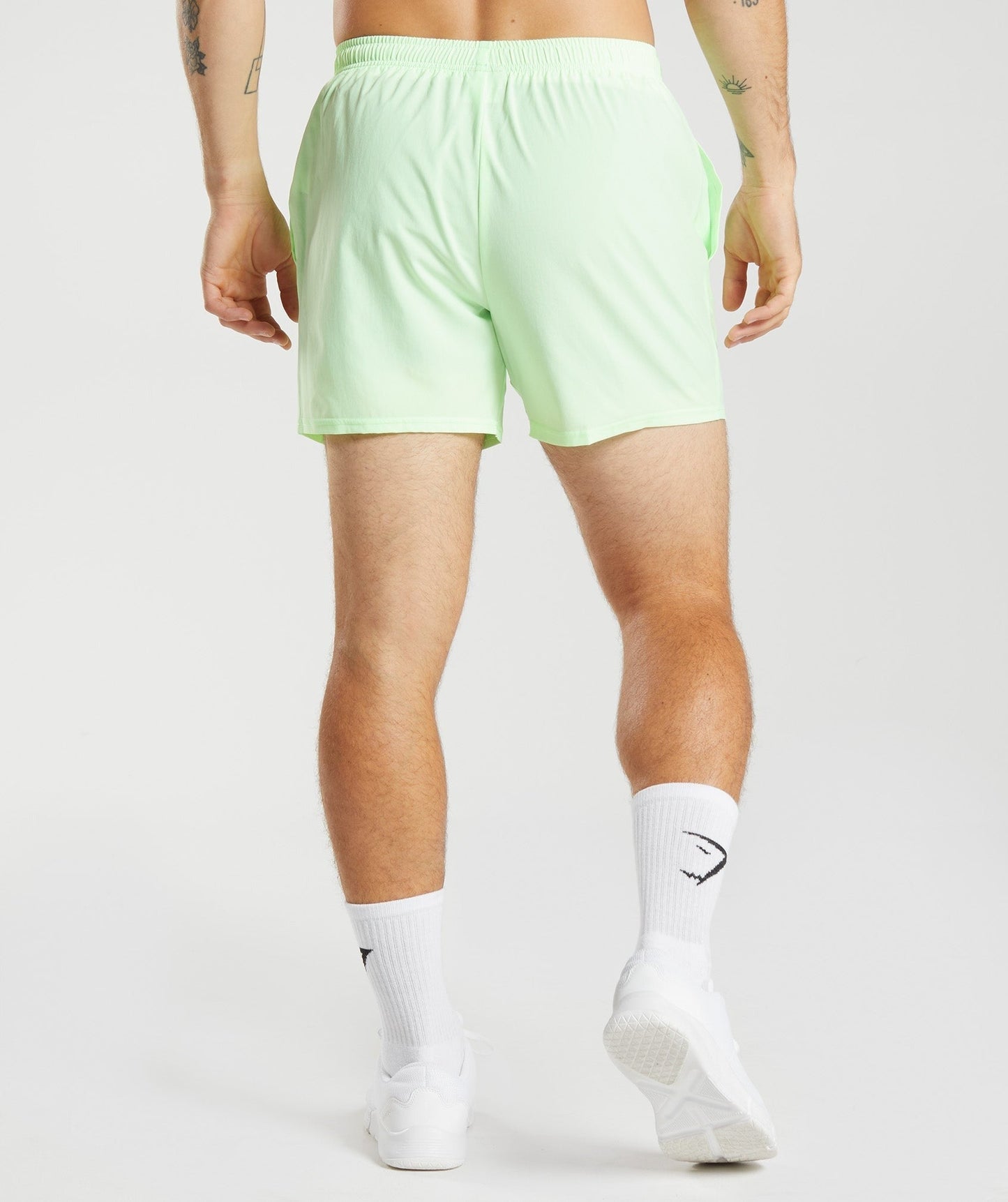Gymshark Arrival 5" Shorts - Fluo Mint
