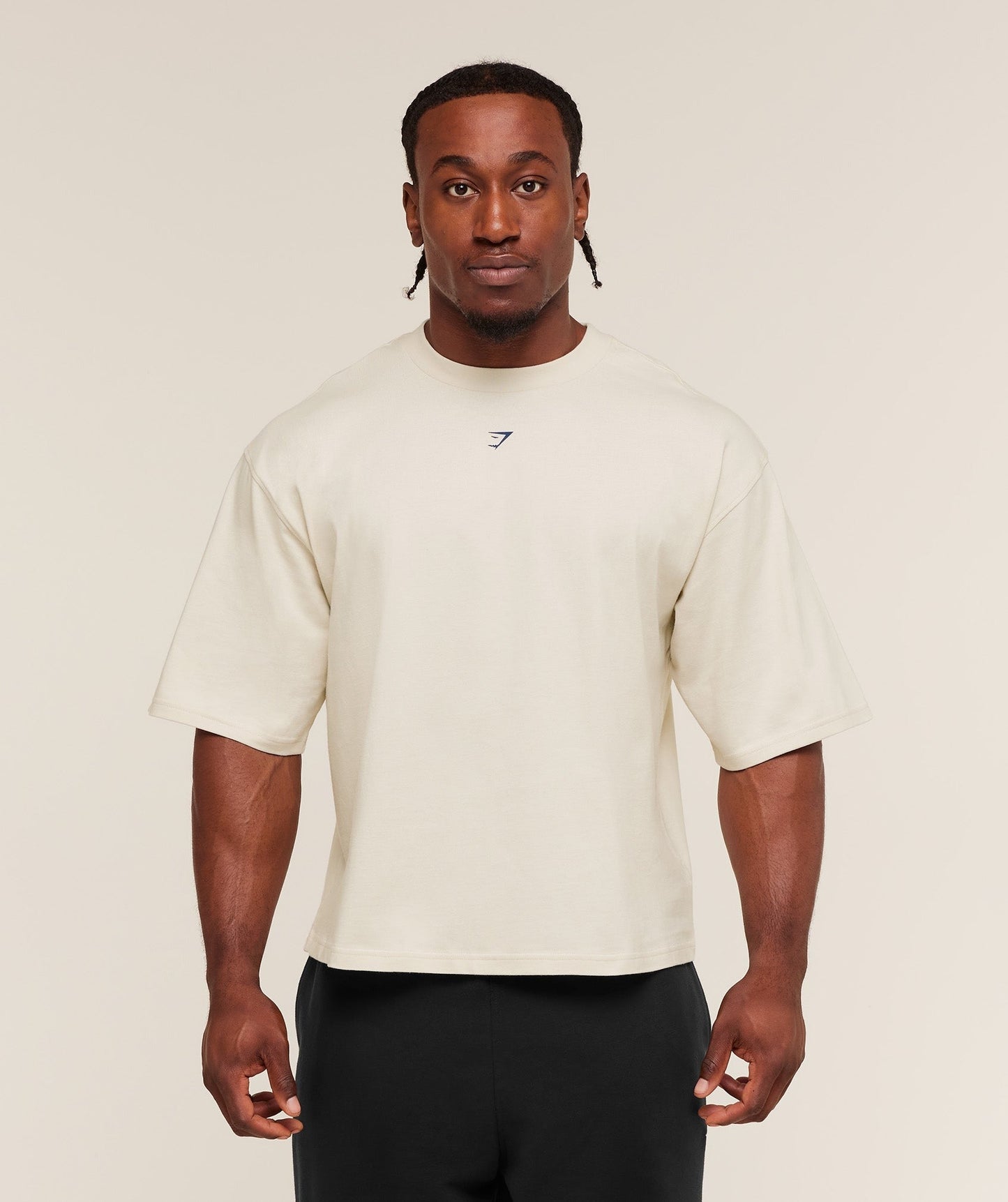 Gymshark Strength T-Shirt - Oat White