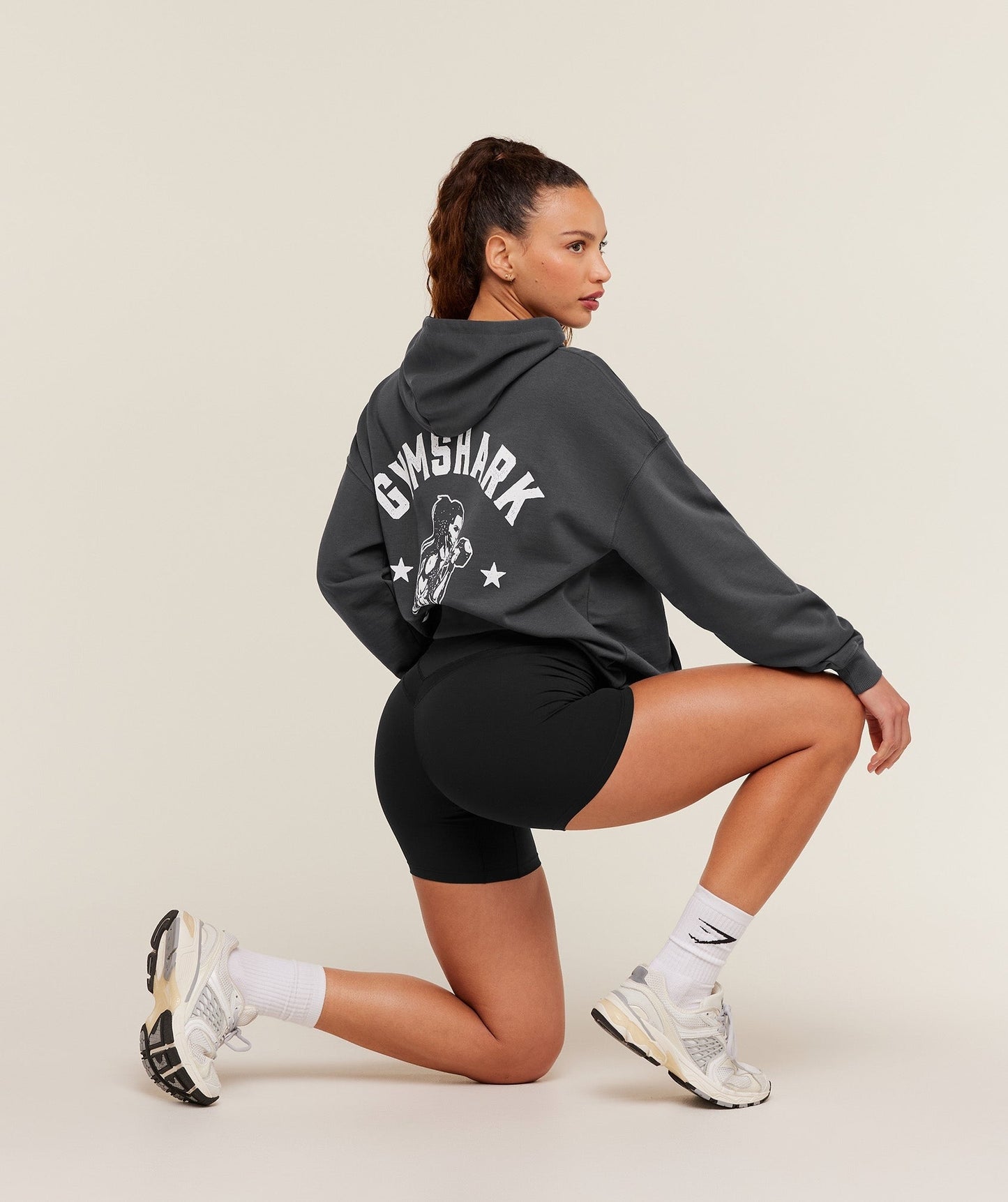 Gymshark Heavy Duty Oversized Hoodie - Onyx Grey