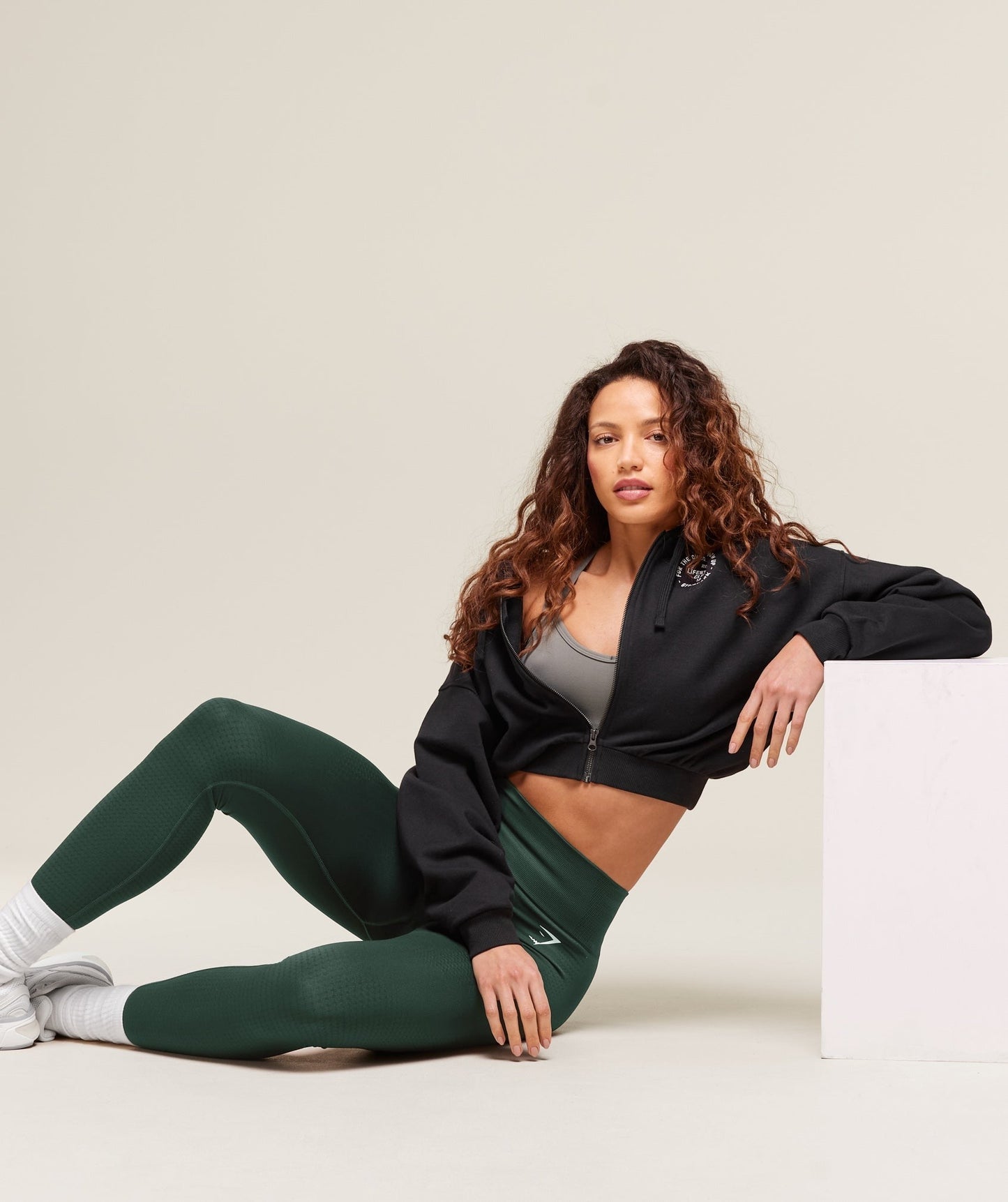 Gymshark Vital Seamless 2.0 Leggings - Woodland Green Marl