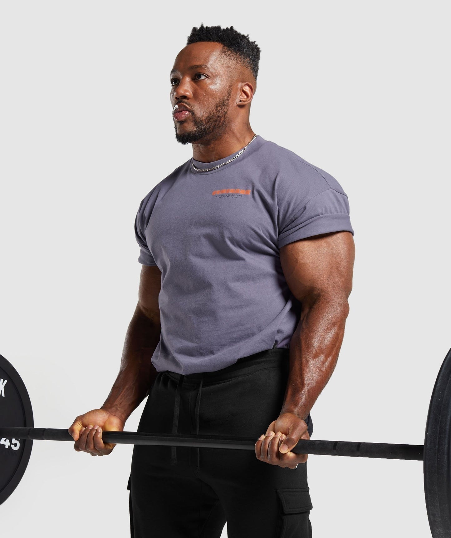 Gymshark Heavy Metal T-Shirt - Purple