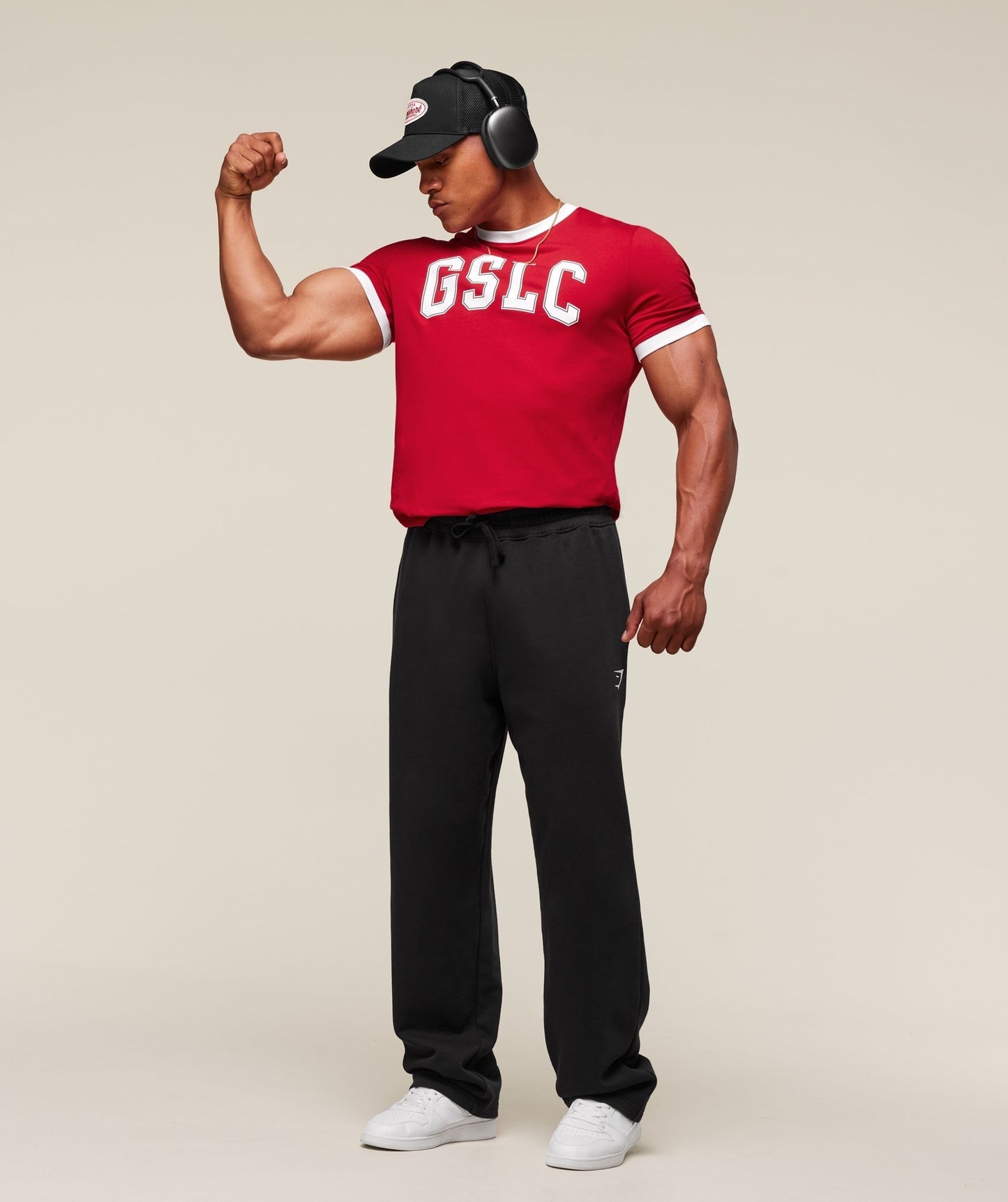 Gymshark GSLC Ringer T-Shirt - Conditioning Red