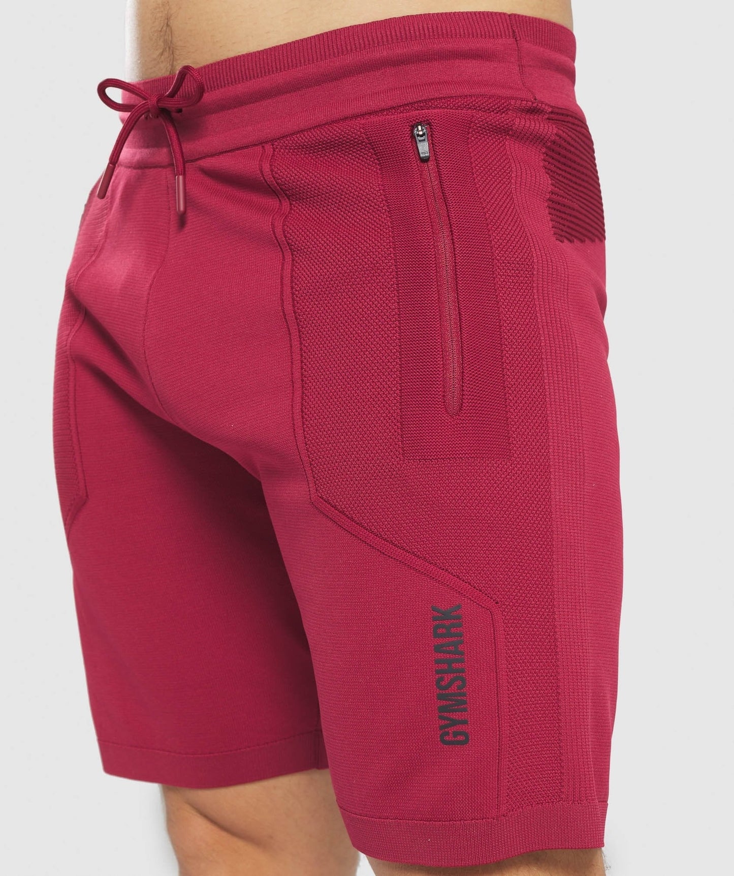 Gymshark True Knit Shorts - Burgundy