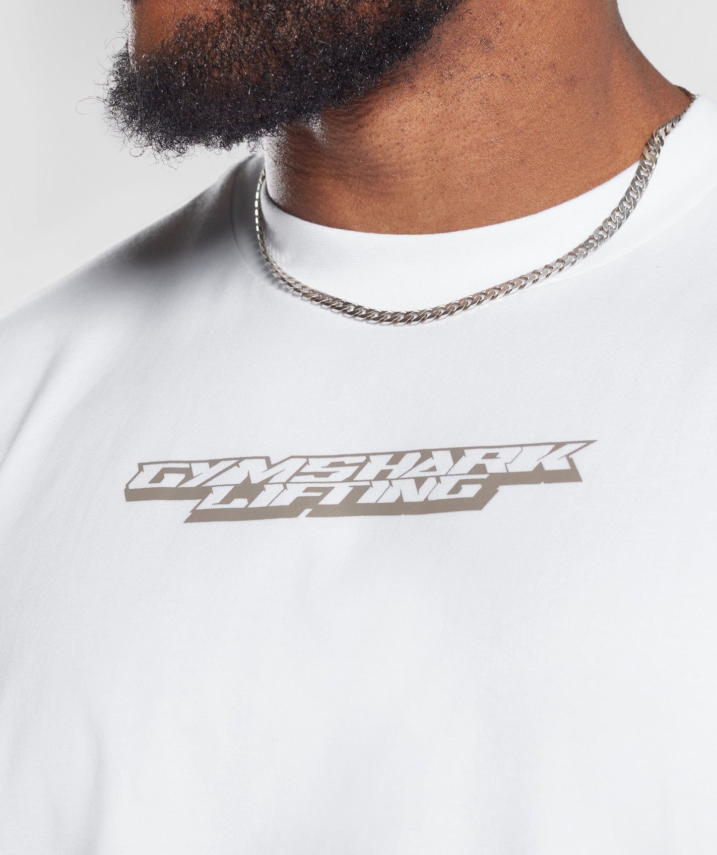 Gymshark Intergalactic Lifting Oversized T-Shirt - White