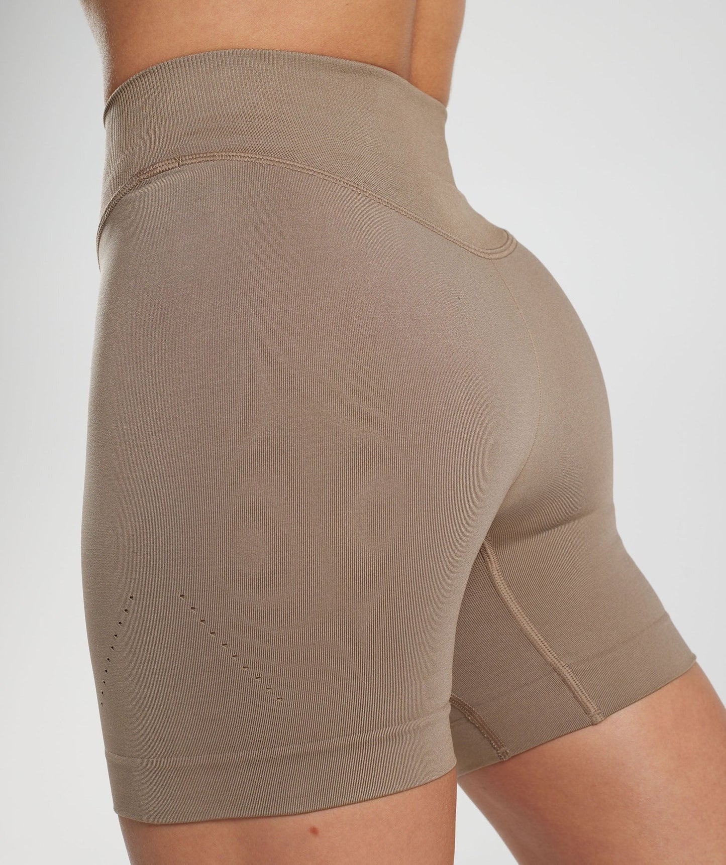 Gymshark Sweat Seamless Shorts - Fossil Brown