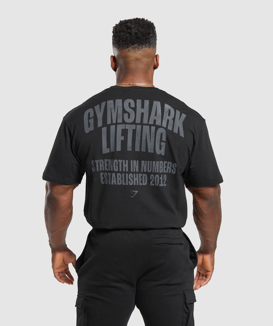 Gymshark Lifting T-Shirt - Black