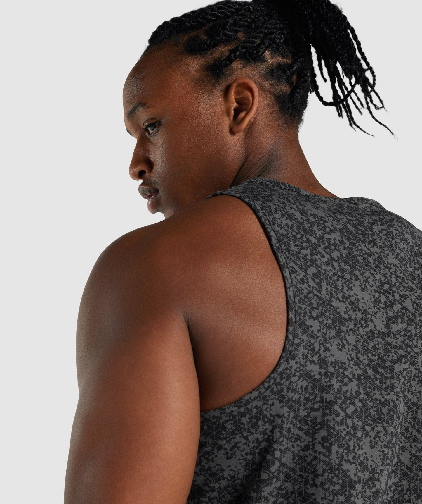 Gymshark Critical 2.0 Tank - Charcoal Print
