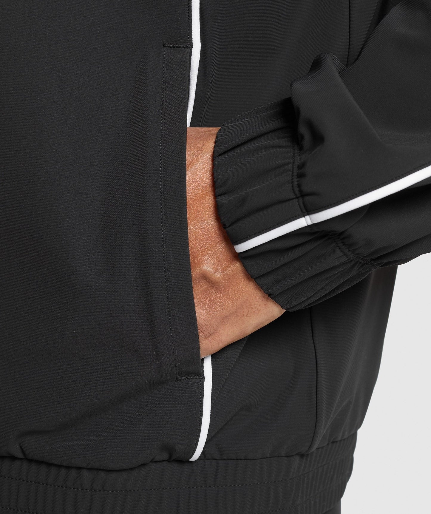 Gymshark Contrast Track Top - Black