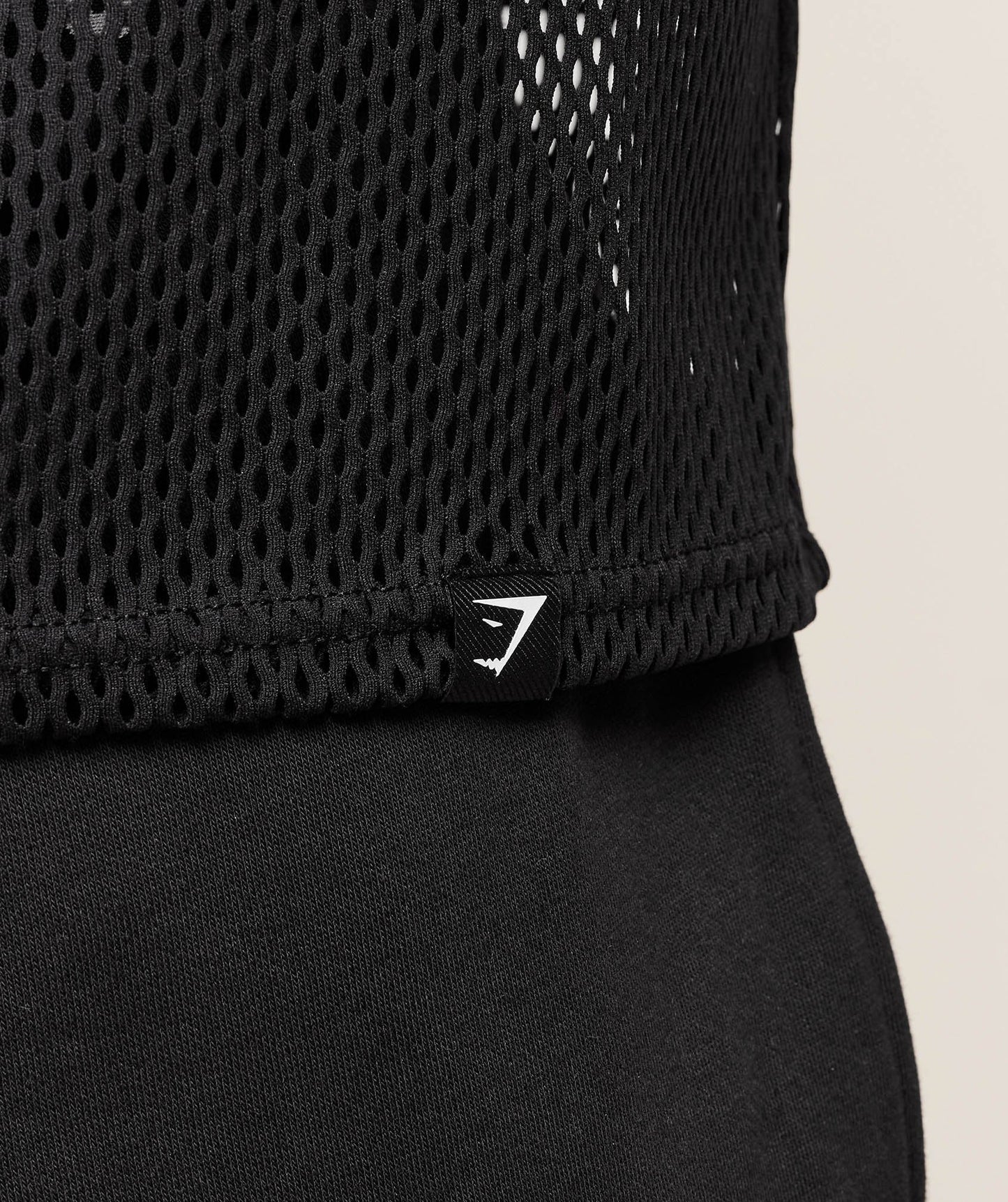 Gymshark Mesh Oversized Tank - Black