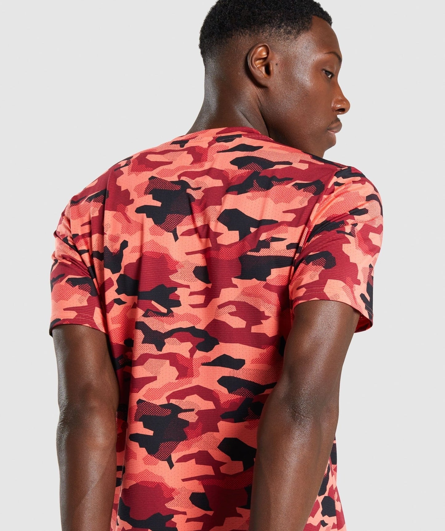 Gymshark Arrival T-Shirt - Red Camo