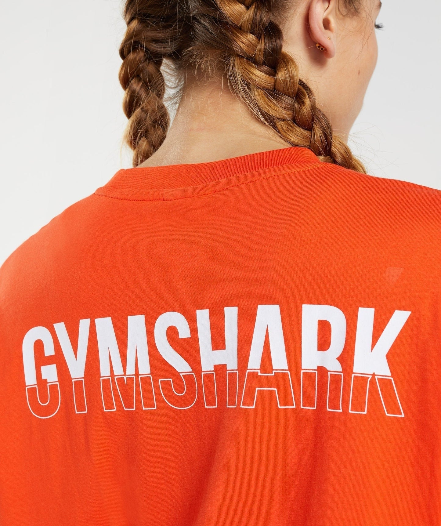 Gymshark Fraction Oversized T-Shirt - Pepper Red