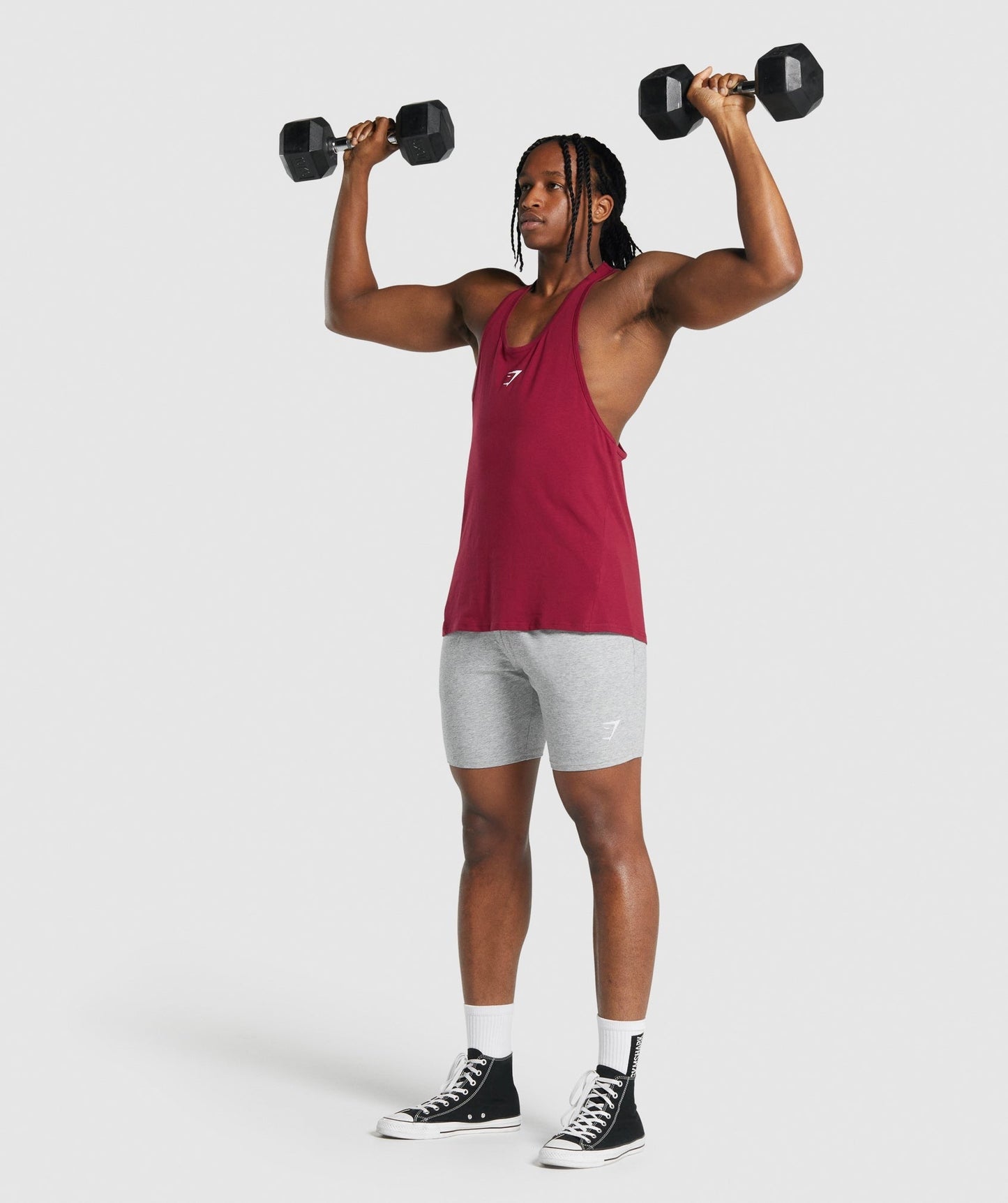 Gymshark Critical 2.0 Stringer - Burgundy
