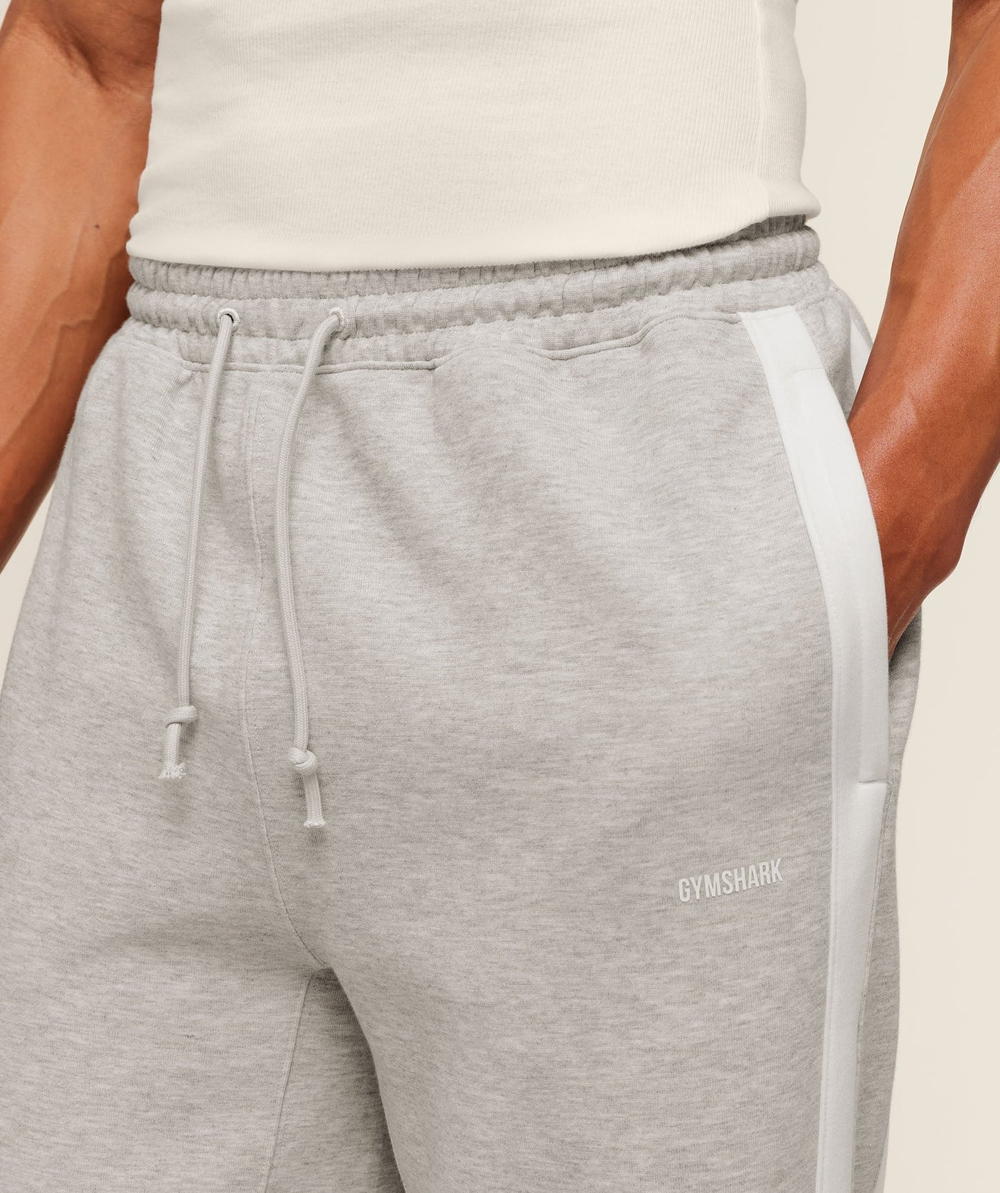 Gymshark x CBUM Straight Leg Jogger - Bros Stone Grey Marl