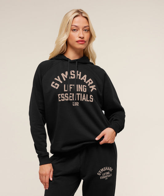 Gymshark Lifting Essentials Hoodie - Black