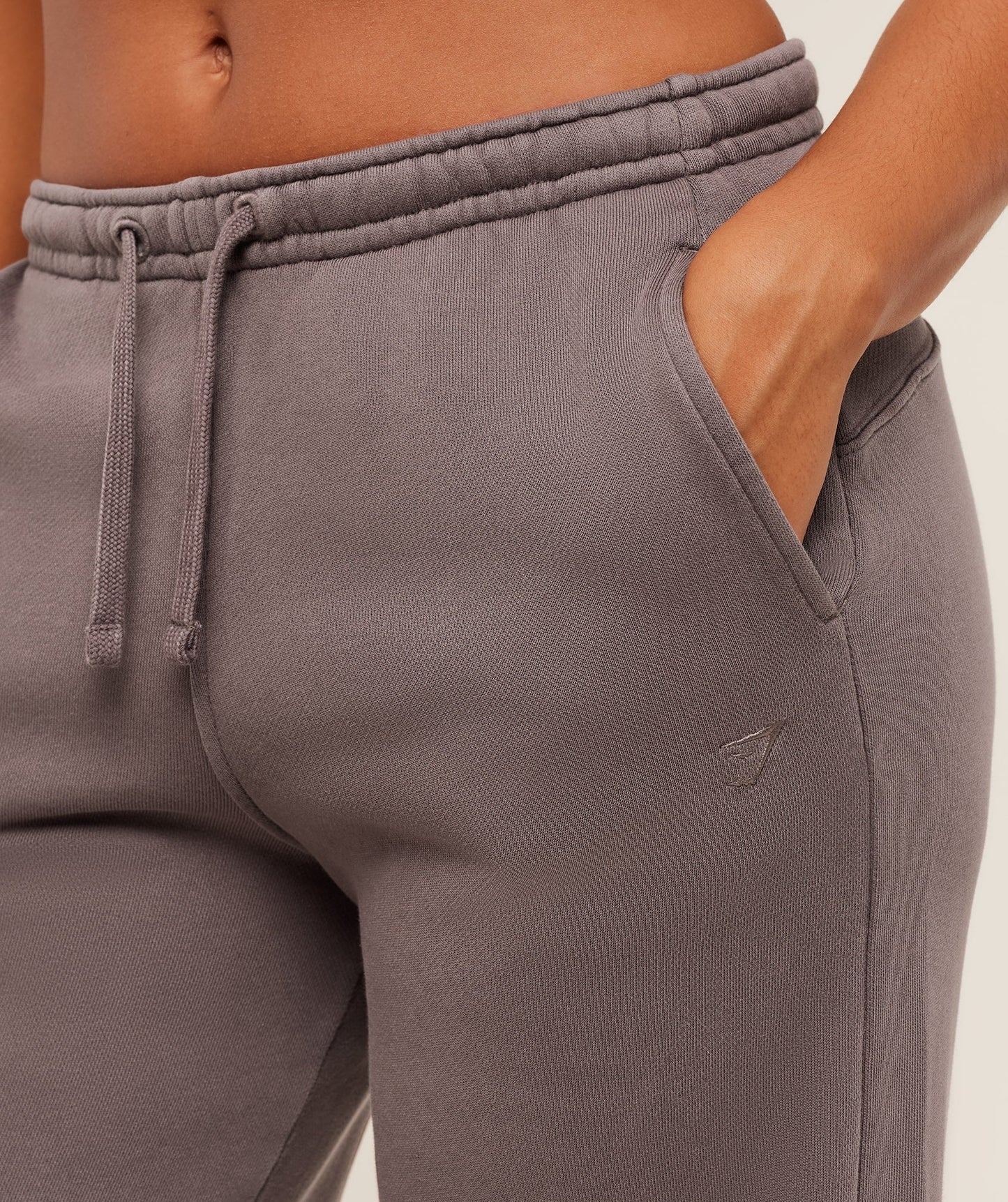 Gymshark Pump Straight Leg Pants - GS Cool Brown/WASH