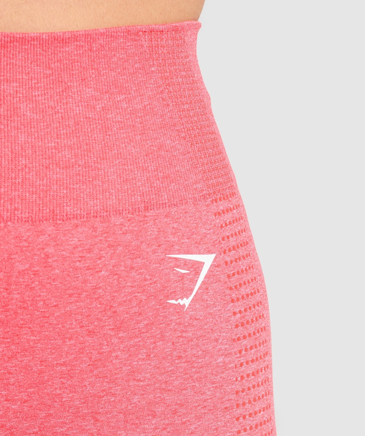 Gymshark Vital Short Leggings - Coral Red Marl