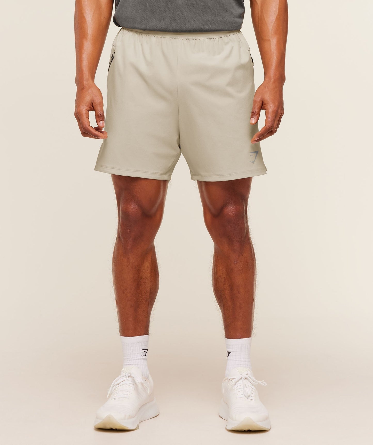 Gymshark Sport Hybrid 6" Shorts - Pebble Grey