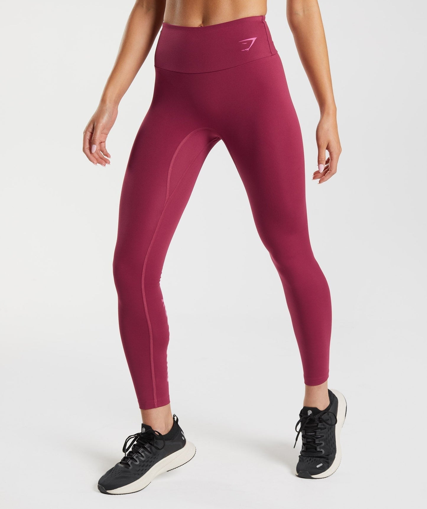 Gymshark FRACTION LEGGINGS - Currant Pink