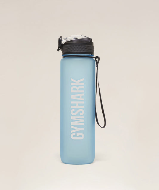 Gymshark Sports Bottle With Straw - Bench Blue