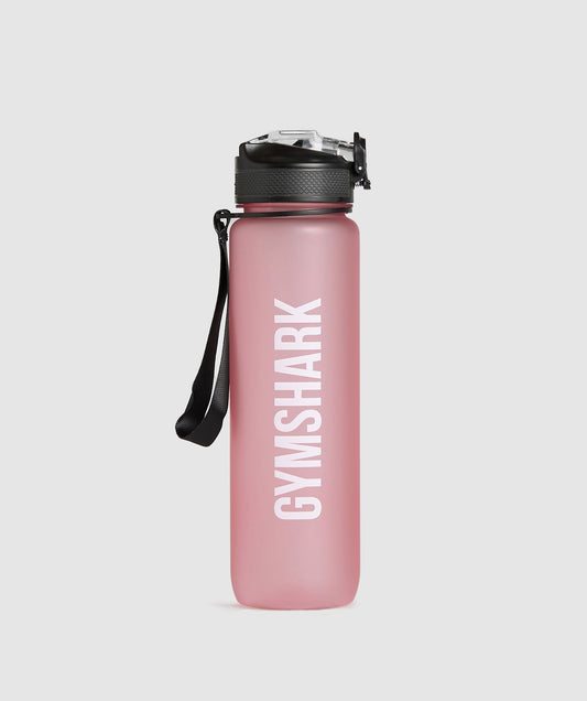 Gymshark Sports Bottle With Straw - Sunset Pink
