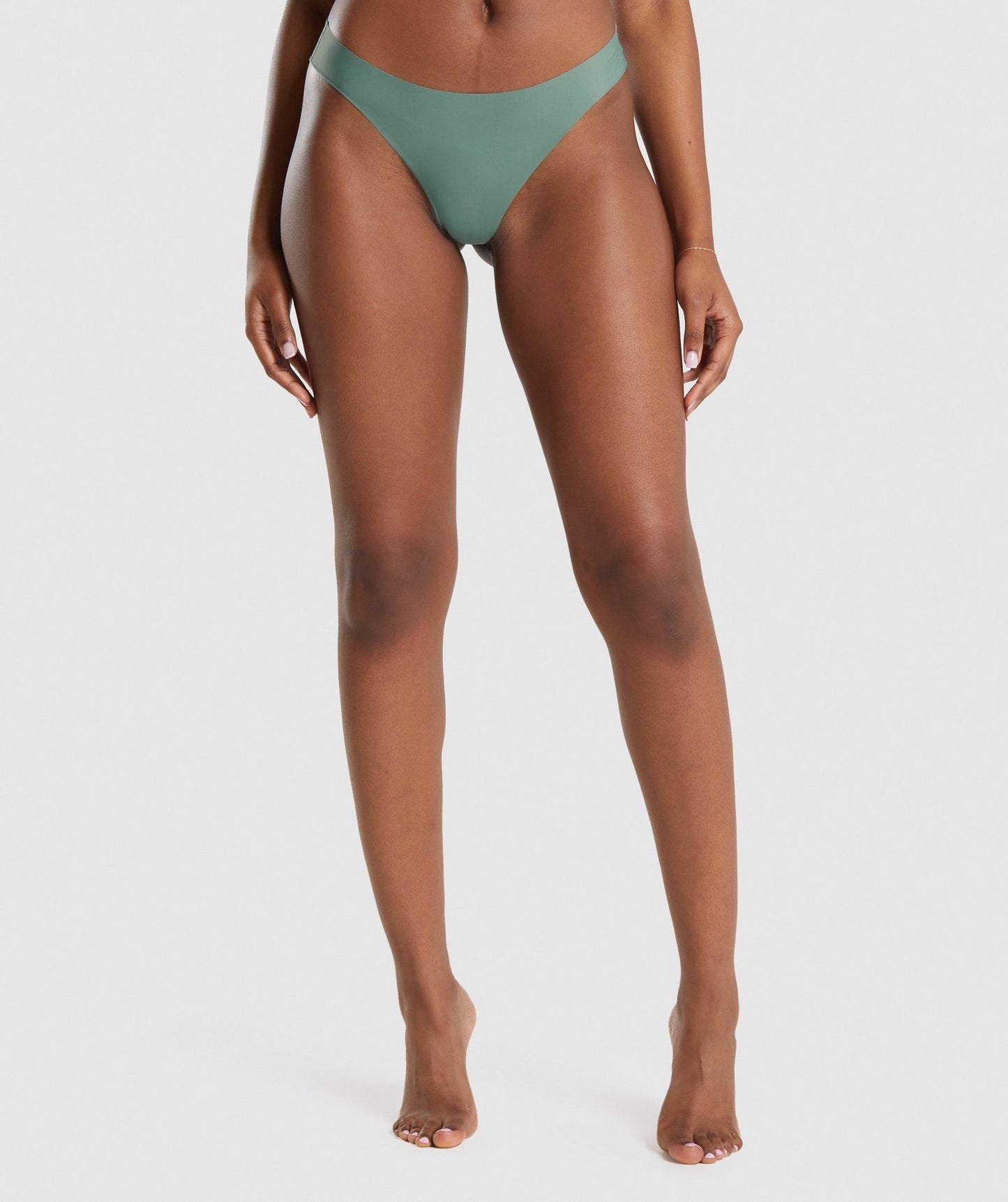 Gymshark No VPL Thong 3pk - Burgundy/Blue Print/Green