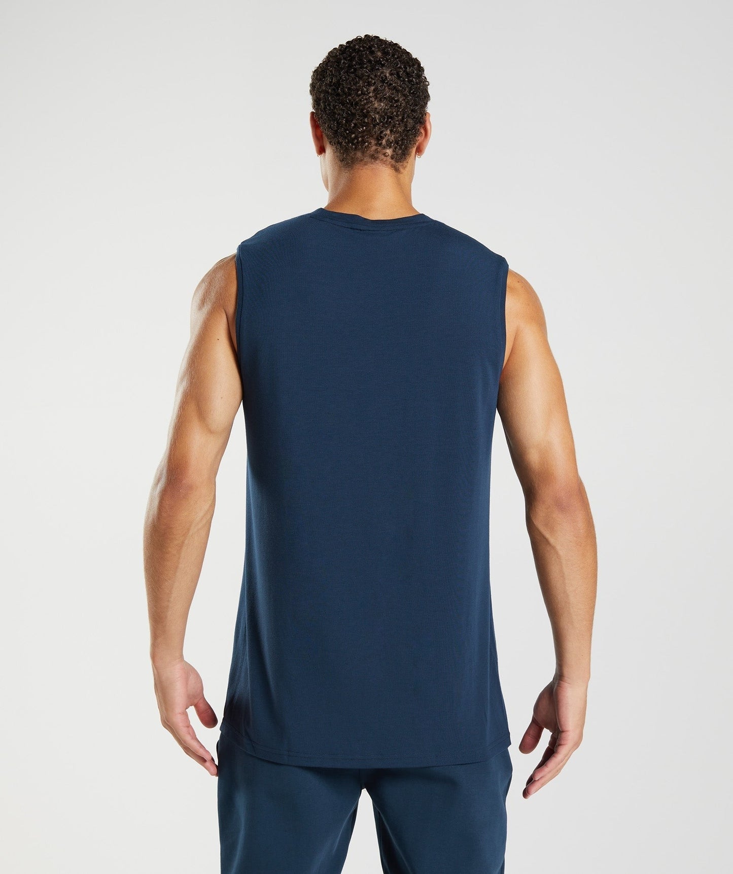 Gymshark Studio Breath Tank - Navy