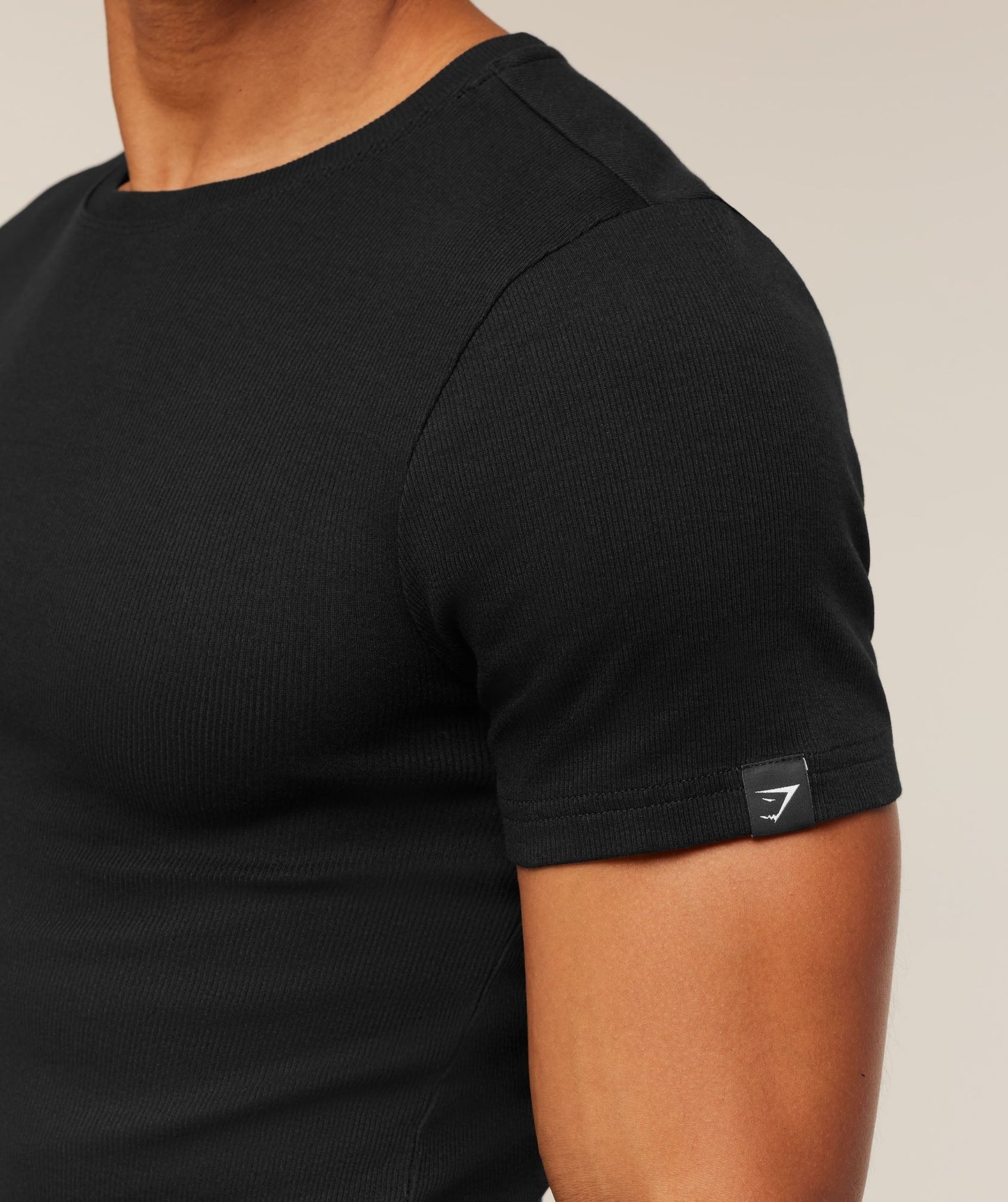 Gymshark Ribbed T-Shirt - Black