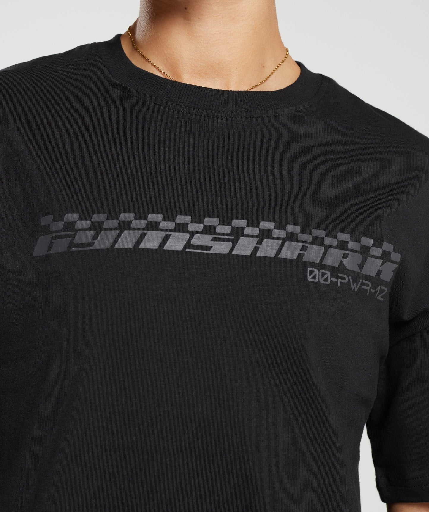 Gymshark Motorcross Oversized T-Shirt - Black