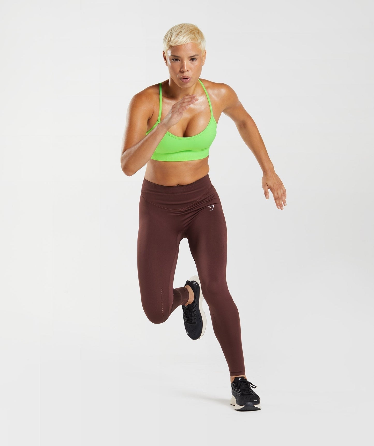 Gymshark Sweat Seamless Sculpt Leggings - Baked Maroon