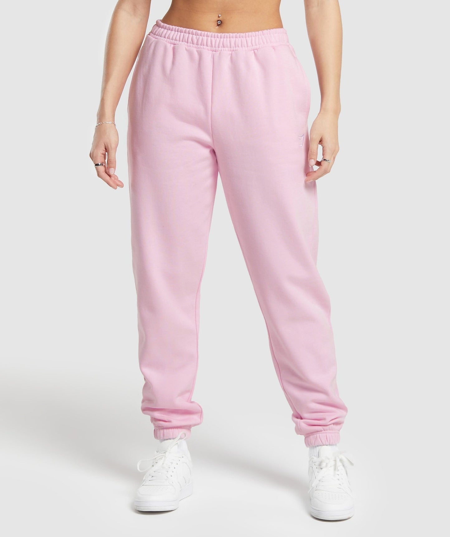 Gymshark Heavy Flex Graphic Joggers - Dolly Pink