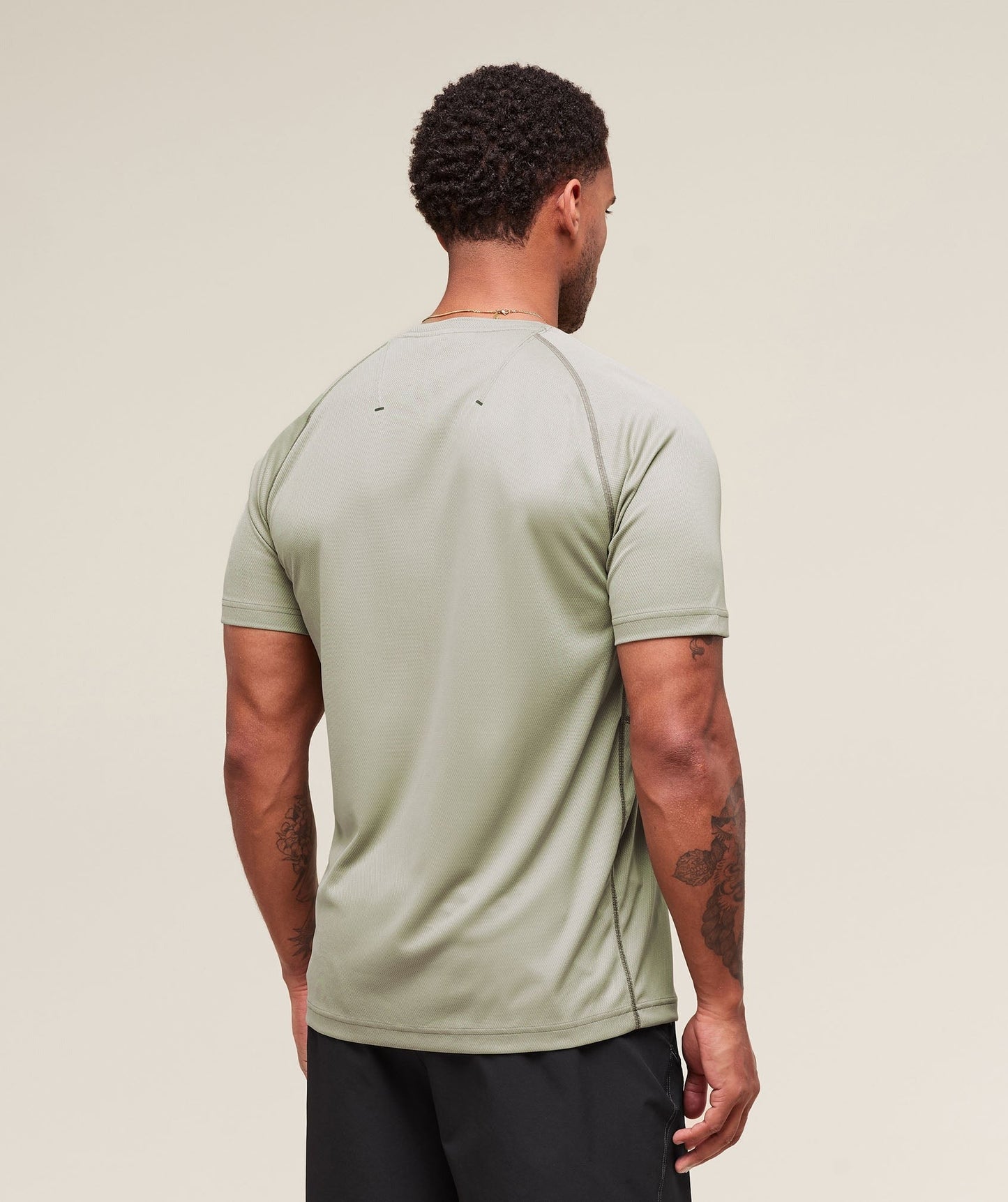 Gymshark Tactical T-Shirt - Chalk Green