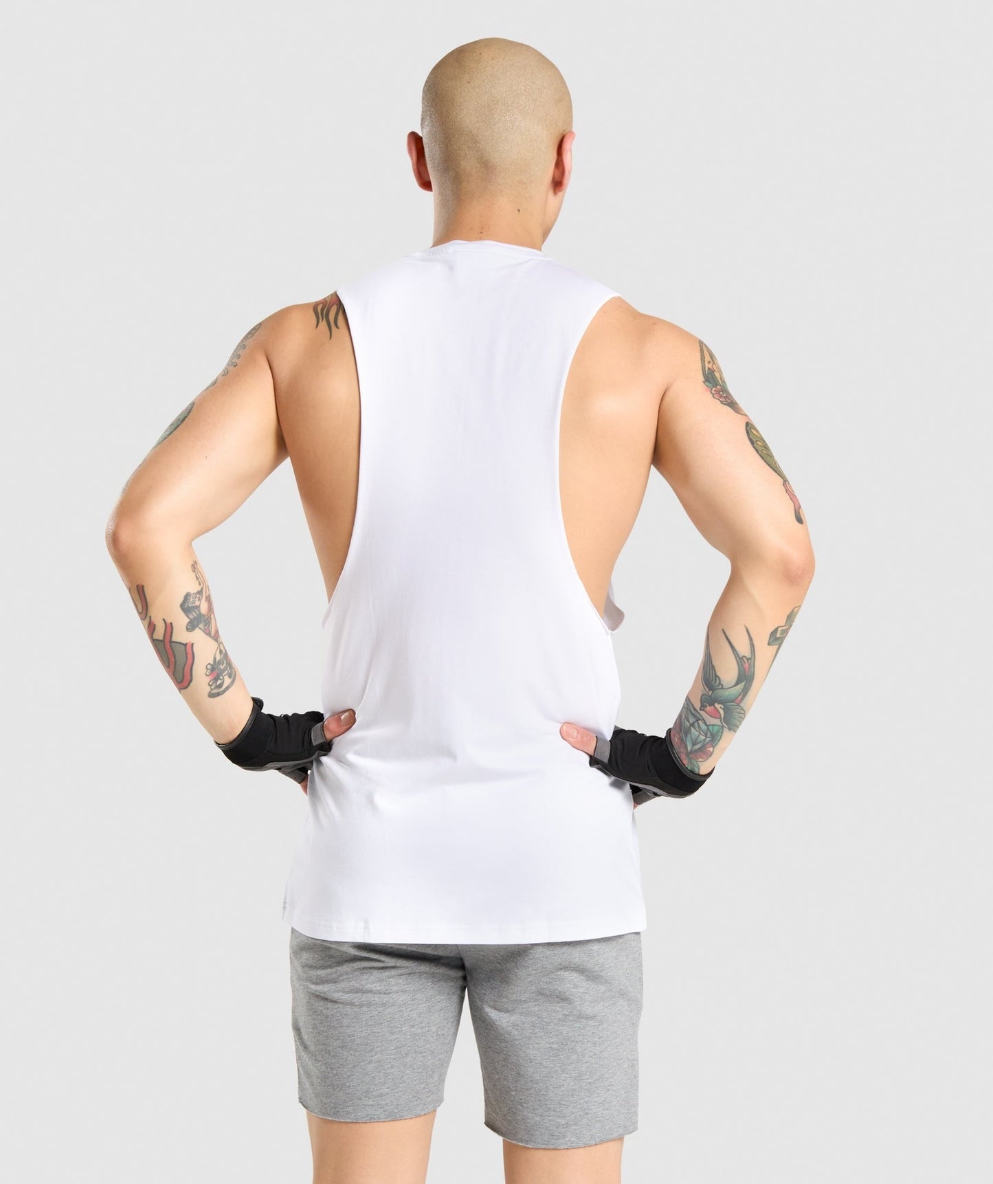Gymshark Critical Drop Arm Tank - White