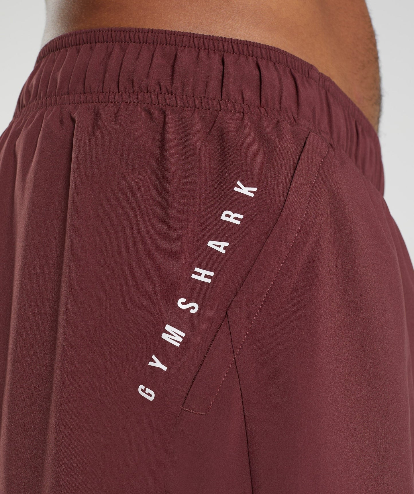 Gymshark Sport 7" 2 in 1 Short - Baked Maroon/Salsa Red