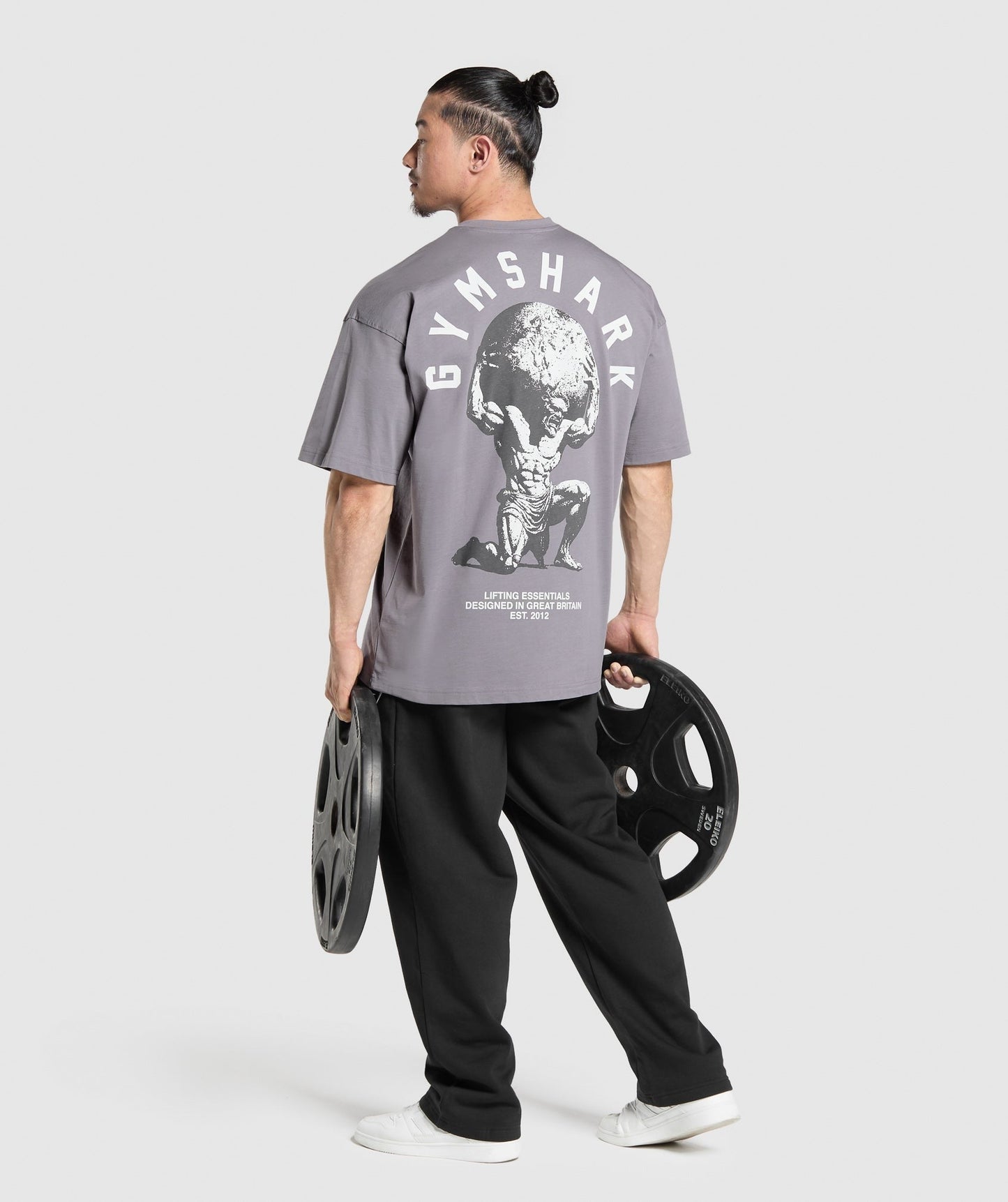 Gymshark Atlas T-Shirt - Medium Grey
