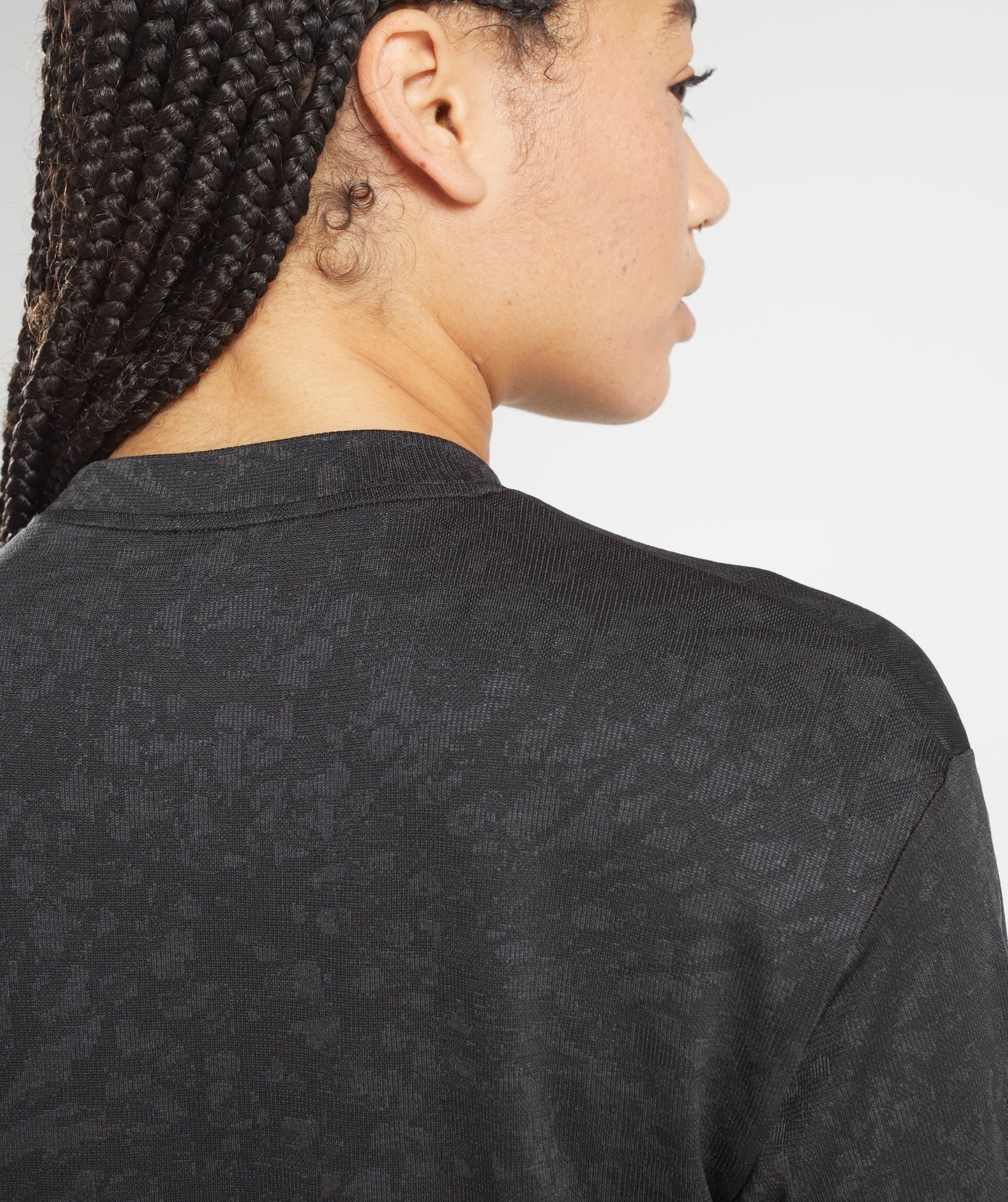 Gymshark Adapt Animal Seamless Long Sleeve Top - Wild | Black