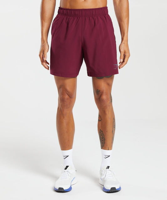 Gymshark Sport 7" Shorts - Plum Pink/Black