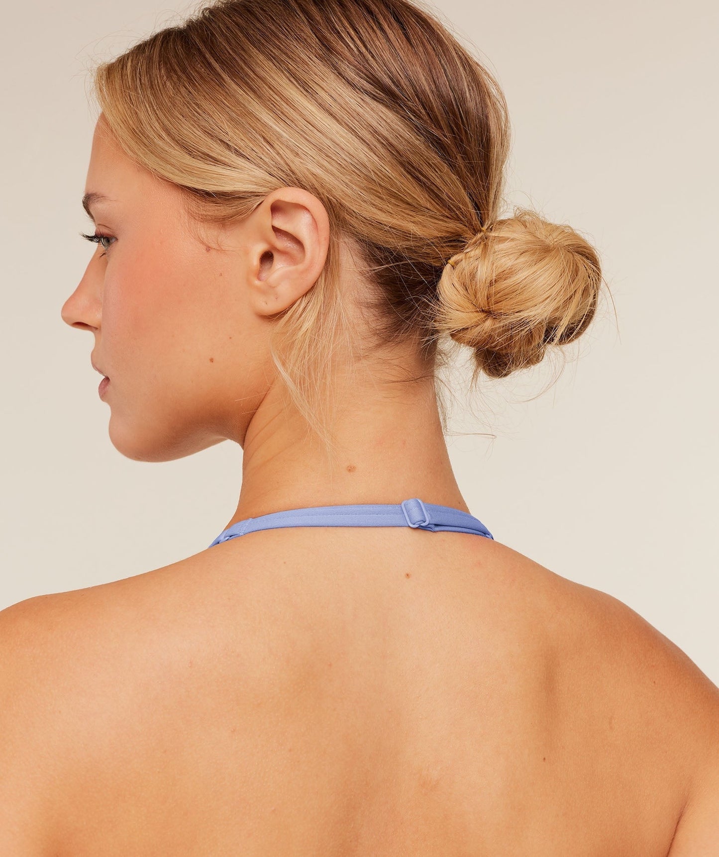 Gymshark Minimal Halterneck Sports Bra - Steady Purple