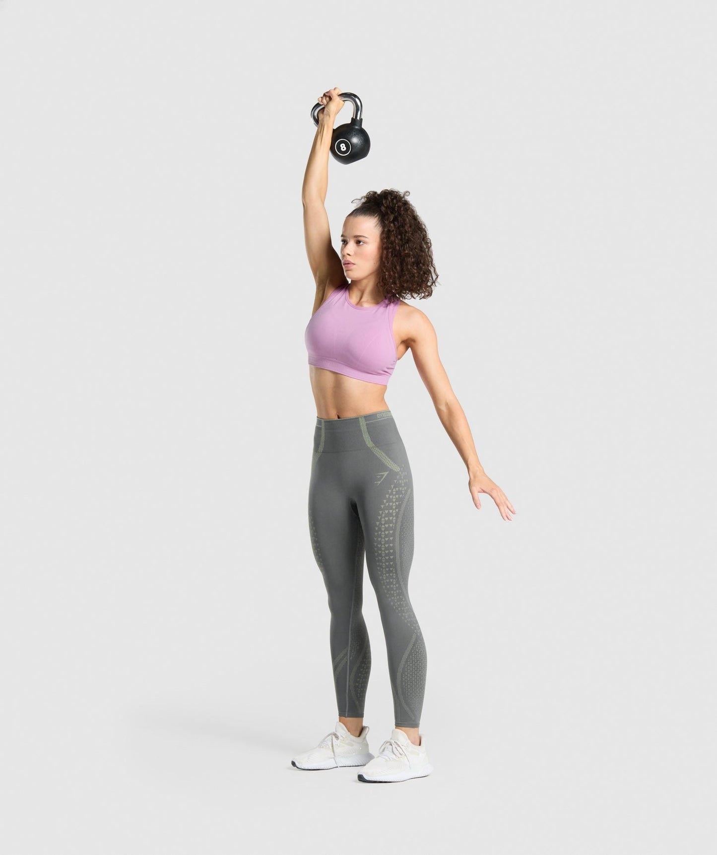 Gymshark Apex Seamless Sports Bra - Purple/Light Purple
