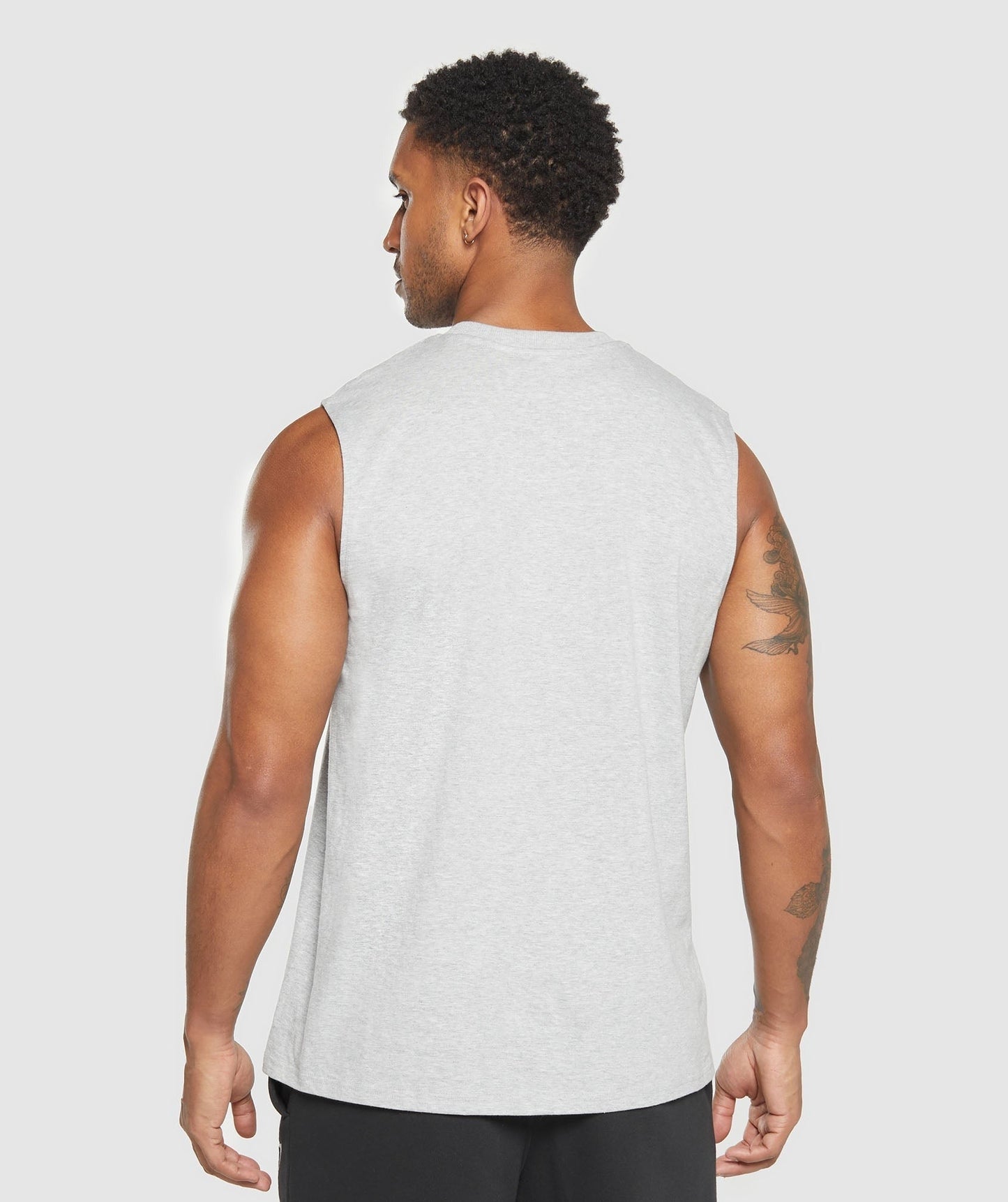 Gymshark Everyday Tank 2 Pack - Black/Light Grey Core Marl