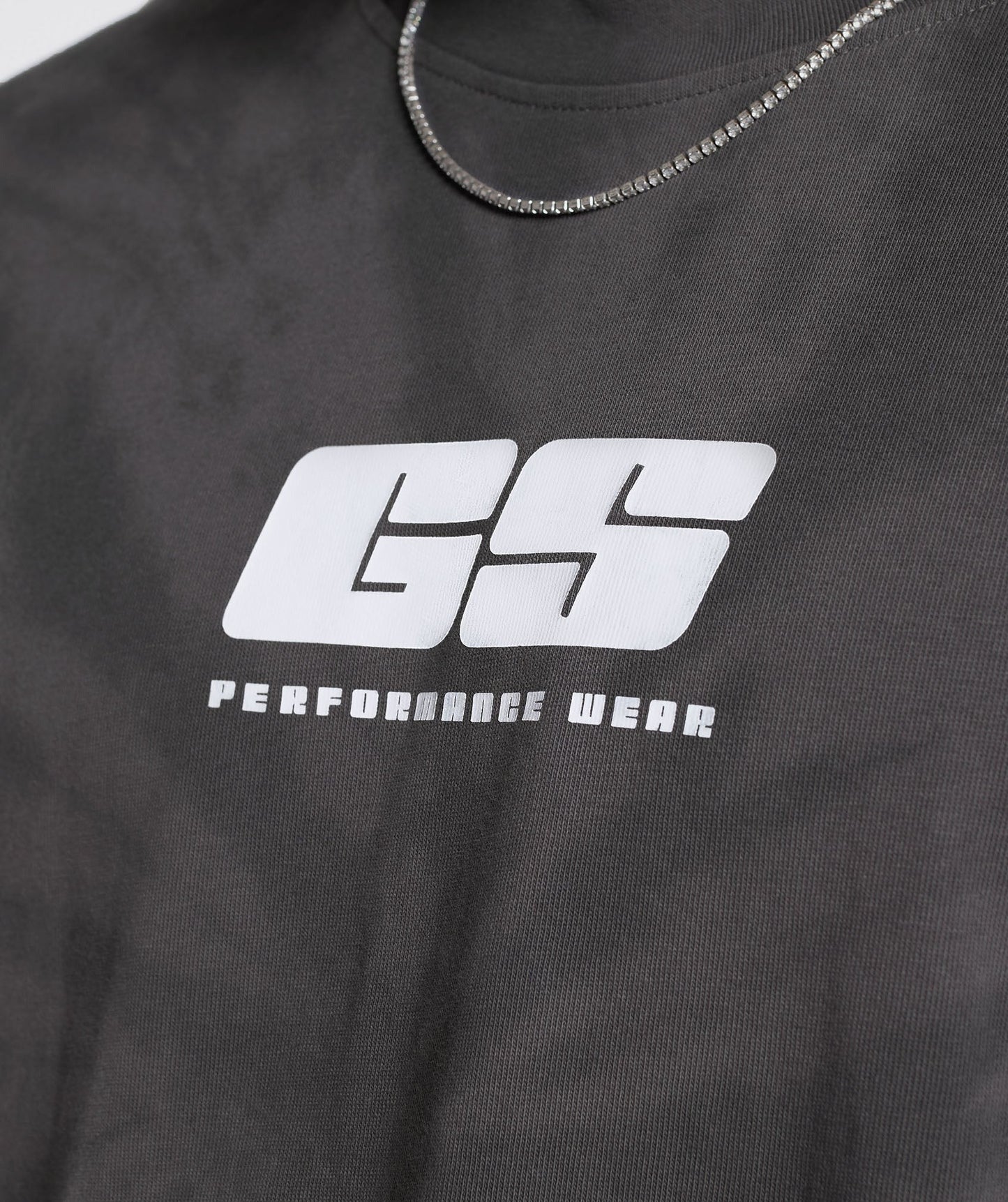 Gymshark Rest Day T-Shirt - Silhouette Grey/Black/Spiral Optic Wash