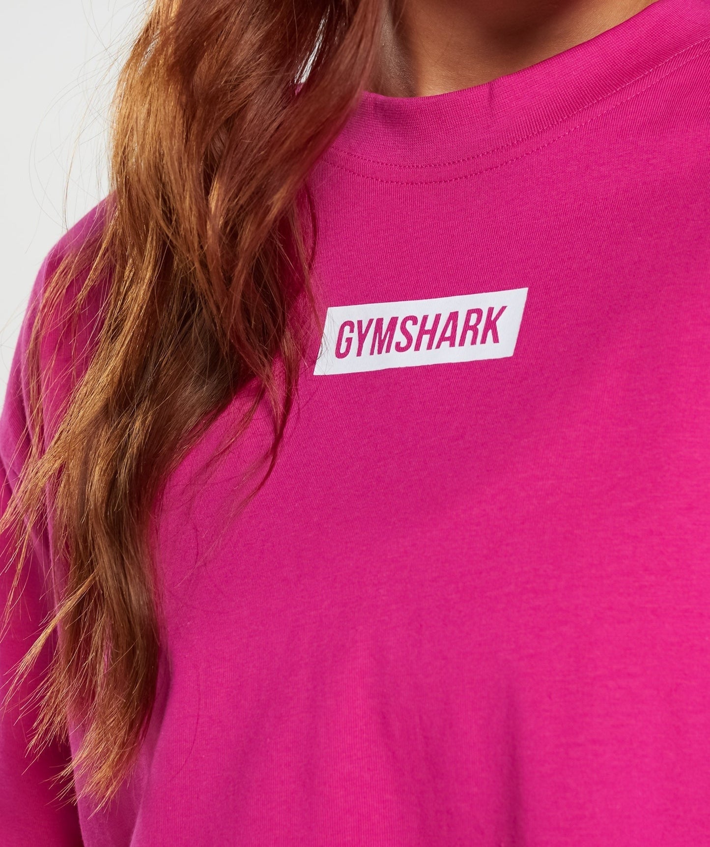 Gymshark Block Oversized T-Shirt - Bold Magenta