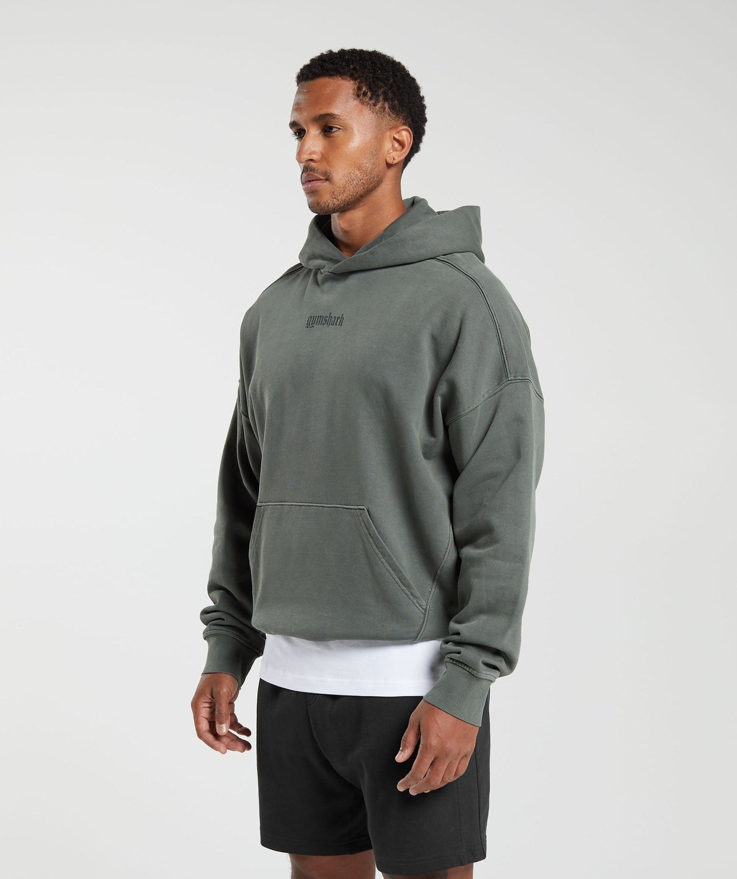 Gymshark Heavyweight Hoodie - Deep Olive Green