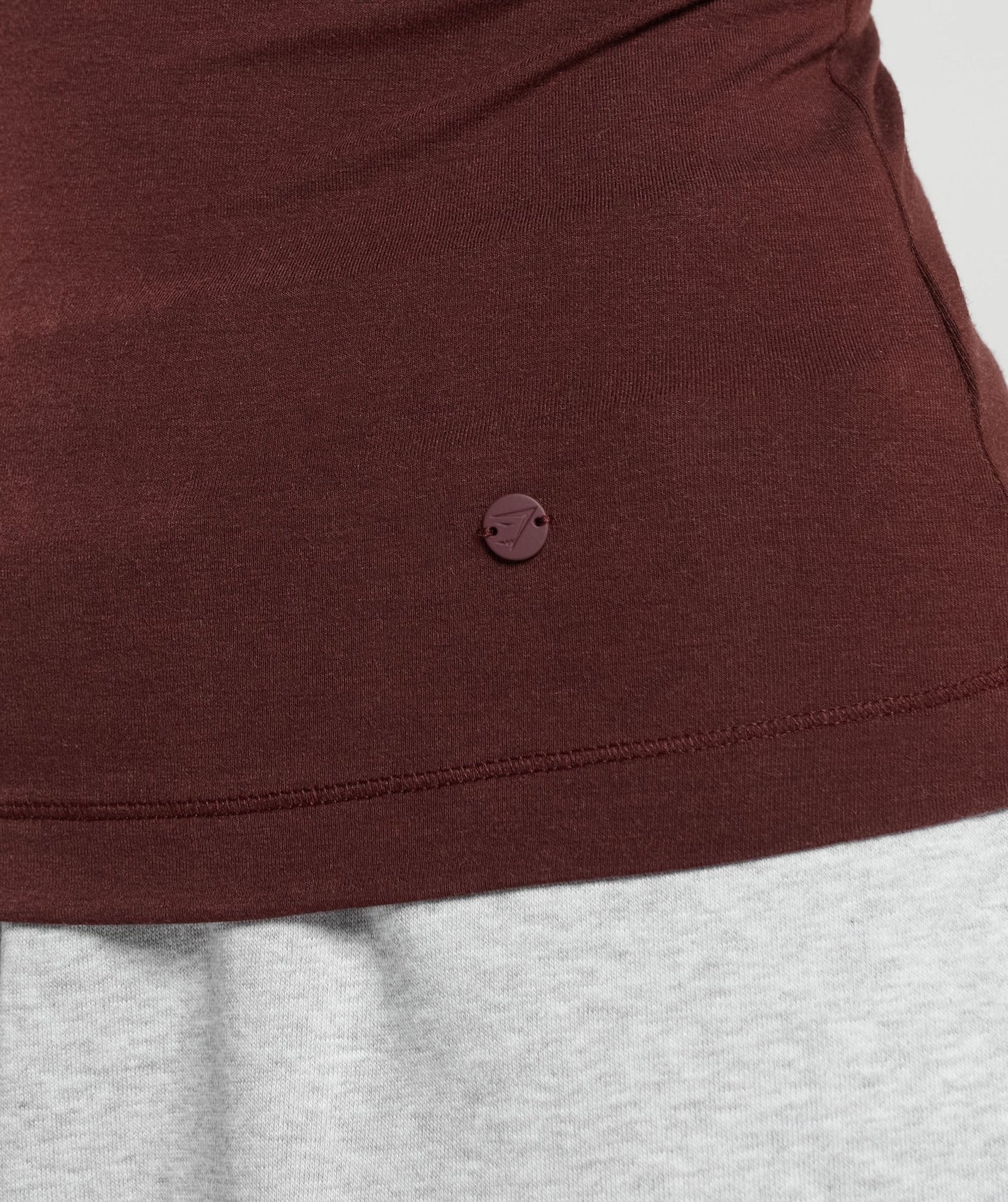 Gymshark Jersey Body Fit T-Shirt - Rich Maroon