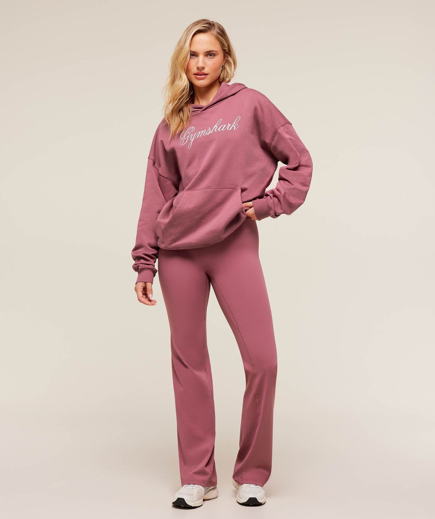 Gymshark All Seasons Graphic Hoodie - Reset Pink