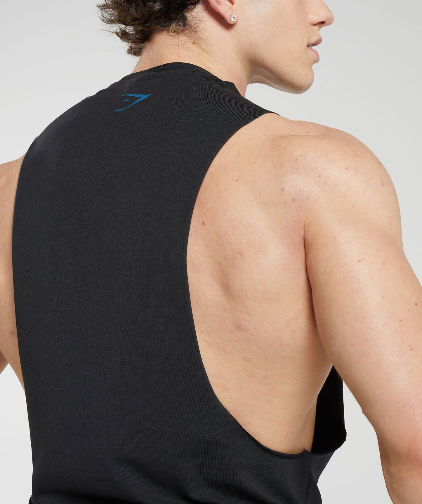 Gymshark Heavy Metal Drop Arm Tank - Black