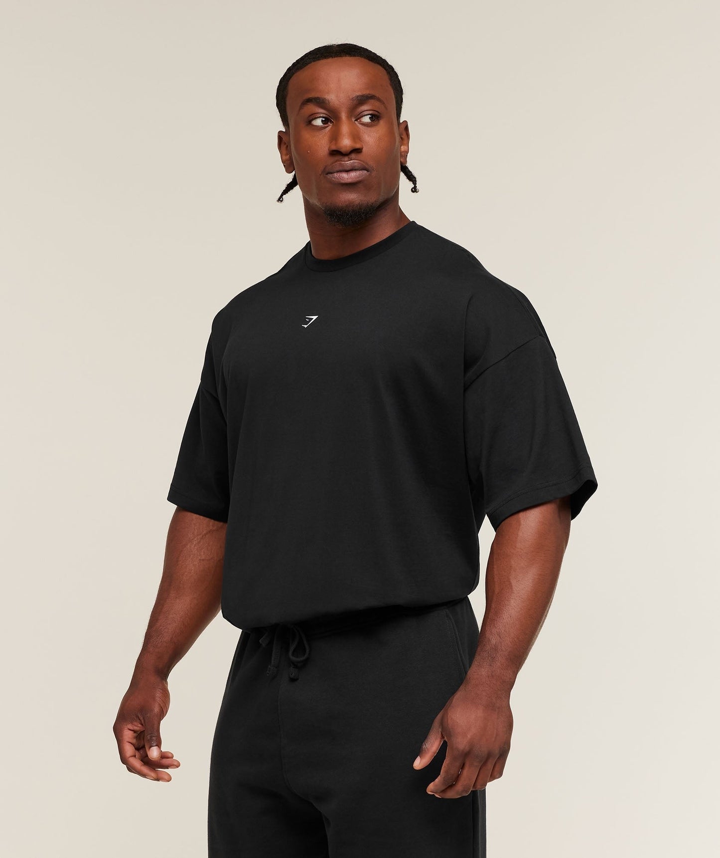 Gymshark Olympia Oversized T-Shirt - GS Black