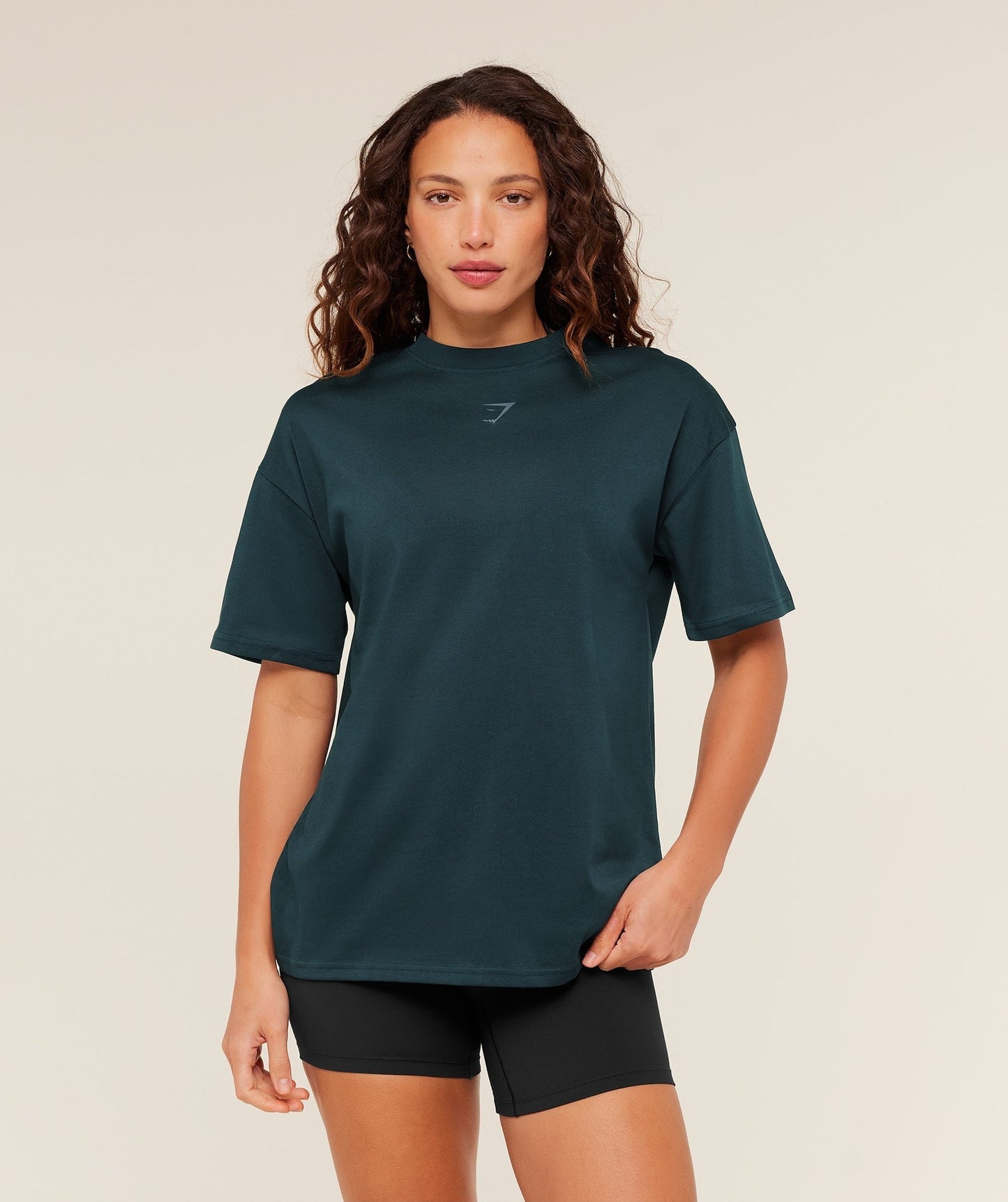 Gymshark GS Power Oversized T-Shirt - Deep Petrol Blue