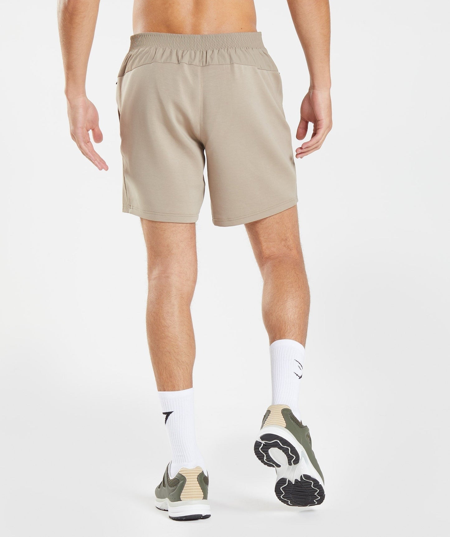 Gymshark Retake Woven 7" Shorts - Cement Brown