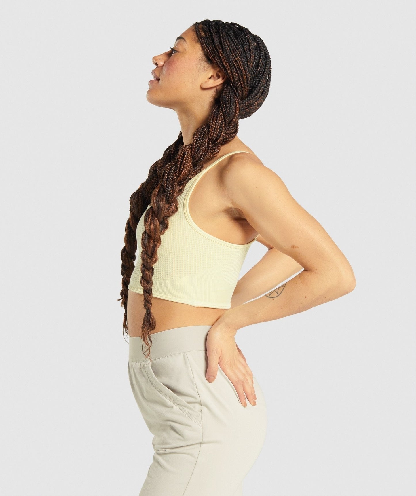 Gymshark Pause Seamless Bralette - Yellow